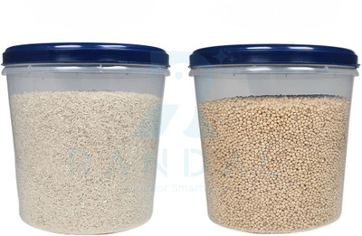 AK HUB Plastic Utility Container  - 5000 ml(Pack of 2, Blue)