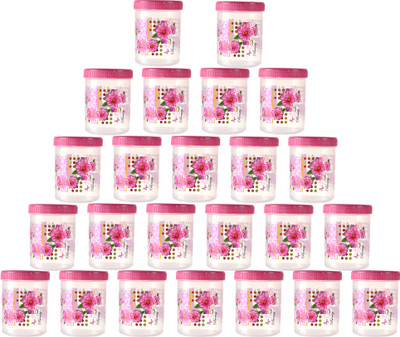 KUBER INDUSTRIES Plastic Utility Container  - 500 ml(Pack of 24, Pink)