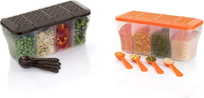 SHIVRUDRA Plastic Fridge Container  - 1800 ml(Multicolor)