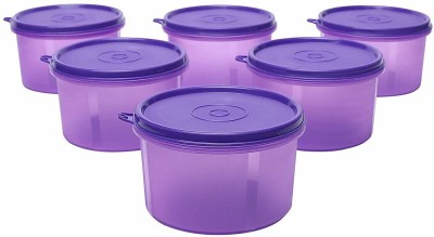 Cutting EDGE Polypropylene Fridge Container  - 535 ml(Pack of 6, Purple)