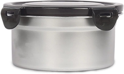 Femora Glass Cookie Jar  - 850 ml(Black)