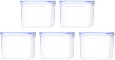 Kritika Enterprise Plastic Utility Container  - 1800 ml(Pack of 5, Clear)