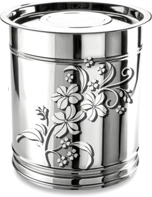 Shopsidex Stainless Steel Utility Container  - 10 L(Silver)