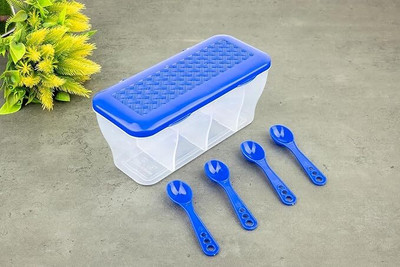 SANCORP Plastic Utility Container  - 1800 ml(Pack of 4, Blue)