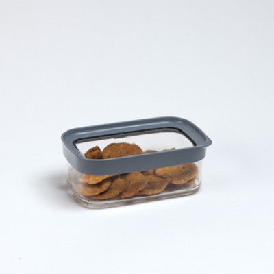 Stacpro Polypropylene, Plastic Grocery Container  - 500 ml(Grey)