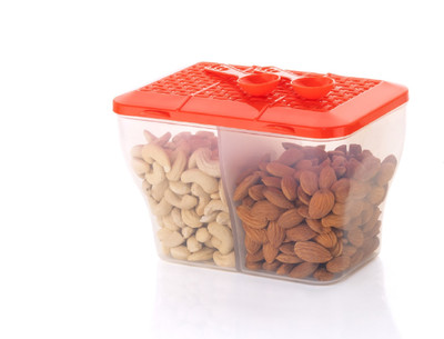 Somnath India Plastic Grocery Container  - 2000 ml(Red)