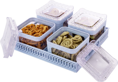 Nabhya Spice Set Plastic(5 Piece)