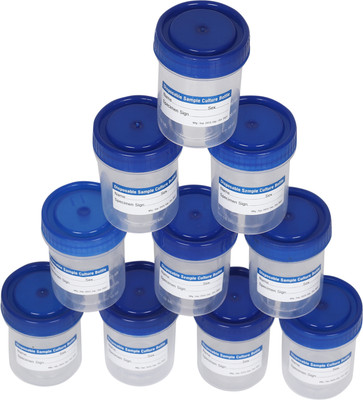 Dagnomed Hub Plastic Utility Container  - 50 ml(Pack of 10, Clear)