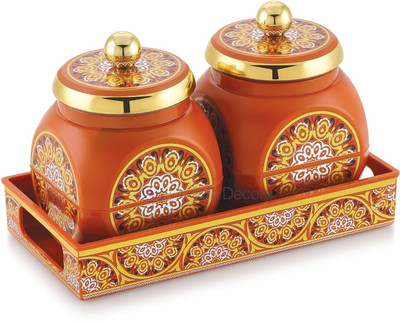 Liza Polypropylene Utility Container  - 500 ml(Pack of 2, Orange)