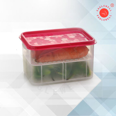 EagleWell Plastic Fridge Container  - 2300 ml(Pink)