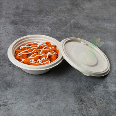 SS ECOWARE Sugarcane Bagasse Utility Container  - 1000 ml(Pack of 20, Light Brown)
