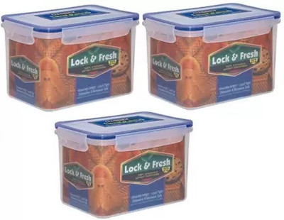 SIDDHESHWAR TRADING Plastic Utility Container  - 1800 ml(Pack of 3, White)