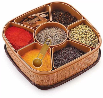 nikkucreation Plastic Grocery Container  - 100 ml(Multicolor)