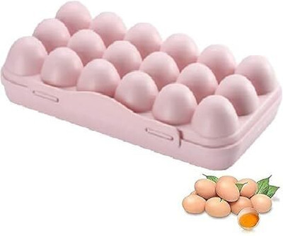 KUMIJASHI Plastic Egg Container  - 1.5 dozen(Multicolor)