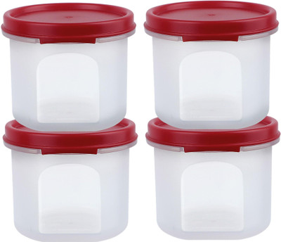 Flipkart SmartBuy Plastic Utility Container  - 250 ml(Pack of 4, Red)