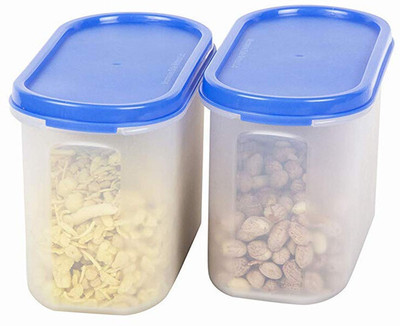 Cutting EDGE Essentials Plastic Grocery Container  - 1200 ml(Pack of 2, Blue)