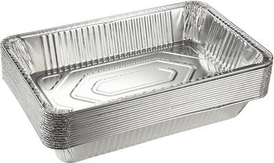 Raga Plus Aluminium Utility Container  - 750 ml(Pack of 75, Silver)