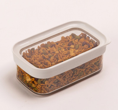 Stacpro Polypropylene, Plastic Grocery Container  - 500 ml(White)