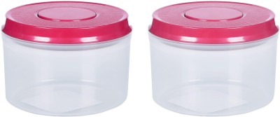 ProHome Plastic Utility Container  - 650 ml(Pack of 2, Red, Clear)