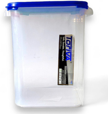 TORIVA Polypropylene, Plastic Utility Container  - 6500 ml(Blue, Clear)
