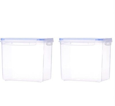 Nabhya Plastic Utility Container  - 2400 ml(Pack of 2, Clear)