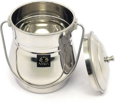 Nyra Stainless Steel Milk Container  - 2.6 L(Silver)