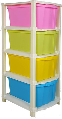 ELIGHTWAY MART Plastic Utility Container  - 40(Multicolor)