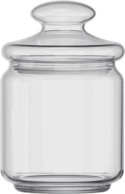 Ocean Glass Tea Coffee & Sugar Container  - 500 ml(Pack of 6, Clear)
