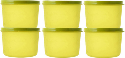 KUBER INDUSTRIES Plastic Utility Container  - 600 ml(Pack of 6, Green)