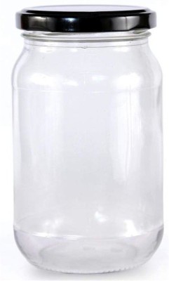 AFAST Glass Cookie Jar  - 500 ml(Clear)
