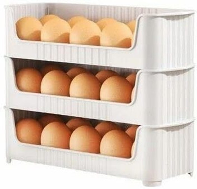 kroywen Plastic Egg Container  - 2.5 dozen(White)