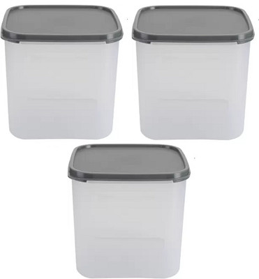 YASHODEEP PLASTIC Plastic Grocery Container  - 4000 ml(Pack of 3, Clear)