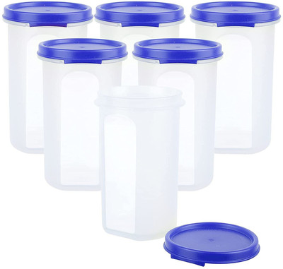 Flipkart SmartBuy Plastic Utility Container  - 585 ml(Pack of 6, Blue)