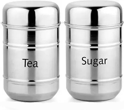 SSBI Stainless Steel Tea Coffee & Sugar Container  - 800 ml(Silver)