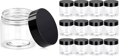 Leela Plastic Utility Container  - 100 ml(Pack of 12, Clear)