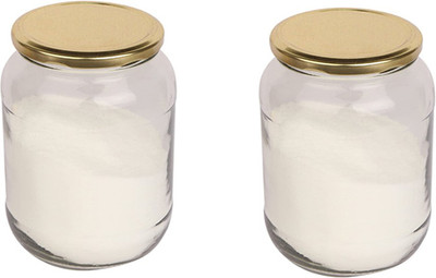 1st Time Glass Utility Container  - 300 ml(Pack of 2, Clear)
