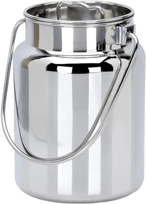 Shopsidex Stainless Steel Utility Container  - 5 L(Silver)
