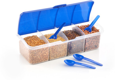 hitu Plastic Fridge Container  - 1750 ml(Blue)