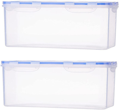 AMAZE ACTIONWARE Plastic Utility Container  - 3800 ml(Pack of 3, Clear)