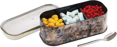 shrijita Plastic Utility Container  - 1 L(Black)