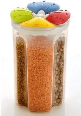 KBH ENTERPRISE Plastic Grocery Container  - 2500 ml(Multicolor)