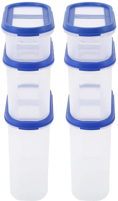 Cutting EDGE Plastic Utility Container  - 525 ml, 1200 ml, 1800 ml(Pack of 6, Blue)