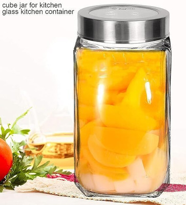 JIGSHTIAL Glass Utility Container  - 1000 ml(Clear)
