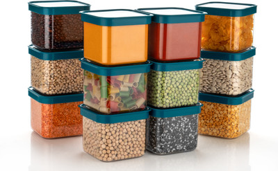 Ecodex Plastic Grocery Container  - 500 ml(Pack of 12, Clear)