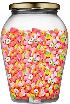 Star Work Glass Grocery Container  - 1000 ml(Clear)