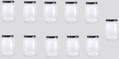 AFAST Glass Grocery Container  - 500 ml(Pack of 11, Clear)