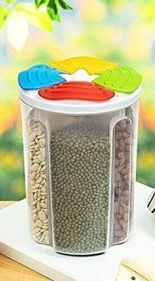 HELOVIA Plastic Grocery Container  - 2500 ml(Multicolor)