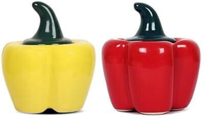 Utensil Master Ceramic Utility Container  - 200 ml(Pack of 2, Yellow, Red)