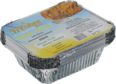 Freshee Aluminium Utility Container  - 450 ml(Silver)