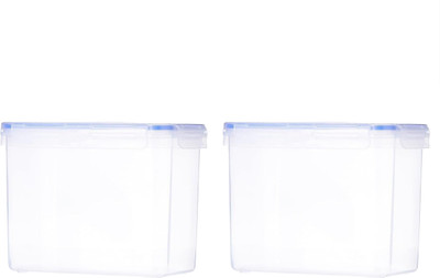 Nabhya Plastic Utility Container  - 3570 ml(Pack of 2, White)